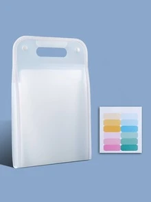 13-Pocket Accordion File Folder - A4 Size Portable Vertical Folding Organizer With Divider Tabs, Ideal For School, Office, Students And Professionals. Essential File Management Tool. Made Of High-Transparent Waterproof Material. Expandable Multi-Function File Bag. Must-Have For Back To School Season. - Multicolor - View 13