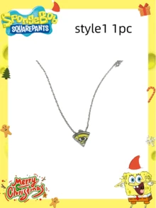 SpongeBob SquarePants Bộ 5 mặt dây chuyền hình bánh pizza xốp, quà tặng hợp kim độc đáo, dễ thương, giá trị cao, phù hợp cho các cặp đôi và bạn thân, lựa chọn tốt nhất để trang trí không khí tiệc tùng, cũng thích hợp để trang trí nhà cửa, phòng ốc, quà Giáng sinh cho bạn gái sau khi tốt nghiệp, quà tặng ngày Valentine. - Nhiều màu - Xem 13