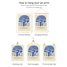 1pc Modern Wall Art Poster, Classic Modern Surf Poster, Canvas Ink Wall Art, Minimalism Art, Perfect Gift For Swimming Lovers, Chic Blue Line Art Print, Spring & Fall Season Suitable, Framed Or Unframed, Room Decor, Home Decor, Ideal Housewarming Gift, College Dorm Apartment Decor, Gifts For Wall Decoration In Hotel, Home, Living Room, Bedroom, Bathroom And Office - A - View 6