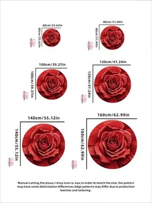 1件装现代花卉图案装饰地毯,卧室装饰,小地毯,地毯,家居装饰,客厅地毯,客厅小地毯,卧室地毯,客厅家居装饰,户外地毯,可水洗地毯,毛绒地毯,厚地毯,蓬松地毯,厚绒地毯,秋冬季地毯 - 彩色 - 查看 8