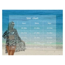 One Piece Swimsuit Red Paisley Floral Deep V Neck - Women's Retro Swimwear Tie Shoulder Tummy Control Corset Bathing Suit For Beach, Vacation, Summer - 多色215 - 查看 6