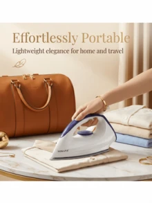 SOKANY Handheld Garment Steamer, Ceramic Soleplate Design, Suitable For Various Fabrics, Constant Temperature Ironing, Non-Damaging, Adjustable Temperature Control, Overheat Protection - EU E Type Plug(220-240V) - View 7