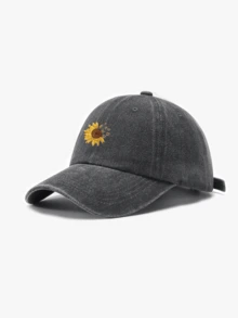 Lpc Men Women Sunflower PatternFashionable Baseball Cap For DailyLife Boho - One Size Fits All - View 4