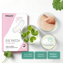 1/2pcs White Comfortable Breathable Self-Adhesive Face Stickers - Multicolor - View 6