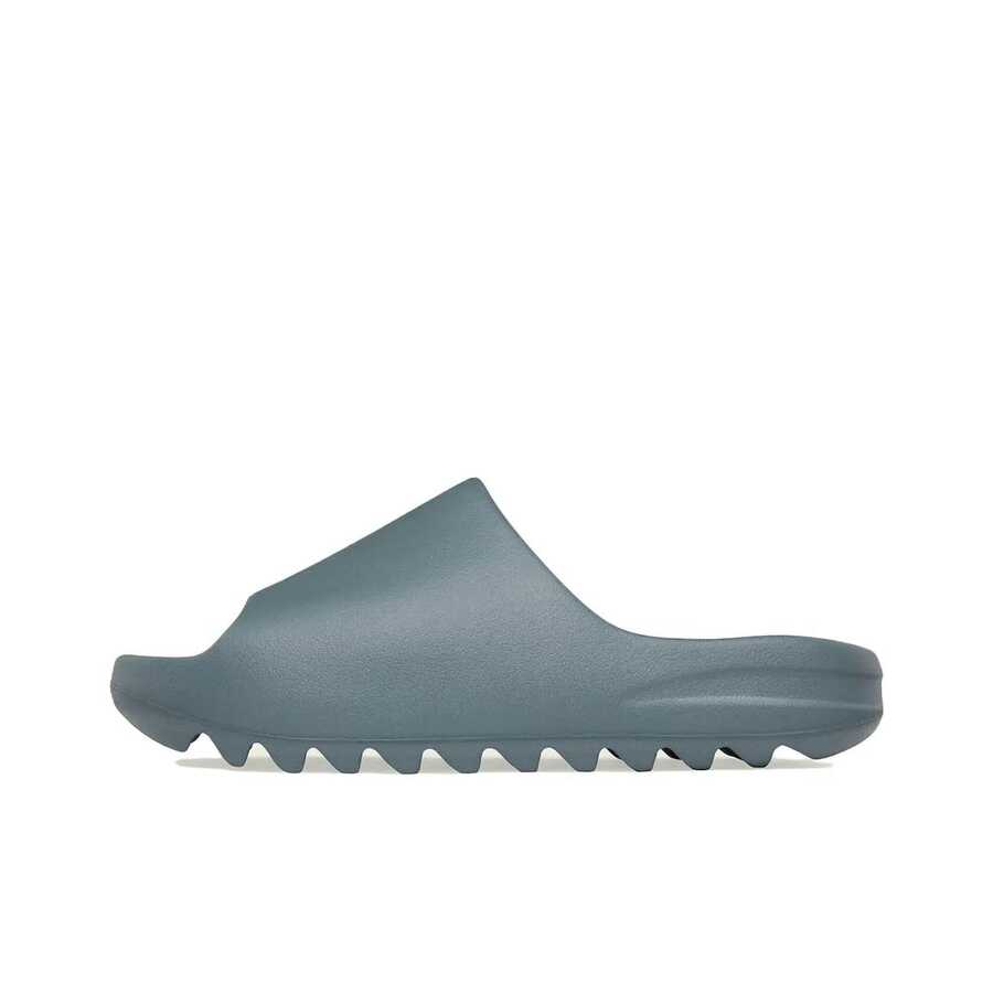 Dép lê Adidas Originals Yeezy Slide SLATE MARINE, chất liệu EVA mềm mại và thoải mái, dành cho cả nam và nữ, màu xám đậm pha xanh lá cây. - màu xám xanh đậm - Xem 1