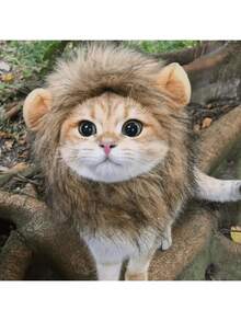 Pet Cat Dog Lion Wig Headpiece Rabbit Ear Funny Headband Costume Accessories For Halloween Dress Up - Multicolor - View 12
