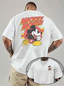 Authorized By Disney, Mickey Is Retro And Old-Fashioned, Suitable For Fans Of Disney's Old Powder Or Retro Style, And Worn By Disneyland. - 白色 - 查看 1