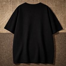 Men's T-Shirt "Create In Me Heart" Unisex Christian 100% Cotton New Release - 黑色 - 查看 2