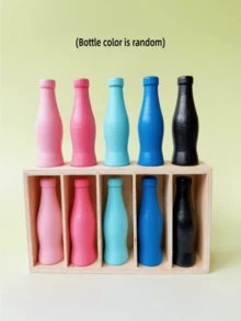 Bộ trò chơi xếp hình chai lọ 10 món cho trẻ em, trò chơi đoán và ghép màu, bao gồm 10 chai lọ nhiều màu sắc và hộp đựng, trò chơi giáo dục tương tác nhiều người chơi trong nhà dành cho gia đình, thích hợp làm quà tặng sinh nhật/ngày lễ cho bé trai và bé gái từ 3-12 tuổi (màu chai lọ ngẫu nhiên). - Nhiều màu - Xem 12