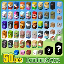 16/30/50片磁性积木 矿山世界磁性人物和动物模型建筑积木立方体玩具套装 STEM教育感官玩具 2026 3岁以上男孩女孩儿童最佳礼物 蒙特梭利感官玩具 - 彩色 - 查看 11