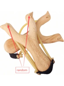 专业狩猎弹弓、传统木制弹弓、竞技木制弹弓、木制叉形弹弓 - 棕色 - 查看 6