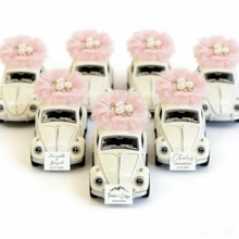 复古汽车主题小礼品，适合婚礼、新娘送礼会、周年纪念派对、单身派对、个性化礼物、生日礼物、纪念礼物，2000年代风格 - 彩色 - 查看 5