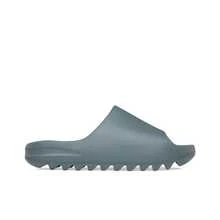 Dép lê Adidas Originals Yeezy Slide SLATE MARINE, chất liệu EVA mềm mại và thoải mái, dành cho cả nam và nữ, màu xám đậm pha xanh lá cây. - màu xám xanh đậm - Xem 2