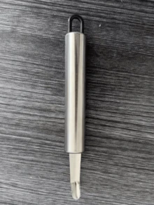 1pc Shrimp Shell Remover, Shrimp Peel Tool, Large Shrimp Deveiner, Shrimp Brain Scraper, Stainless Steel Lychee Meat Picker - Silver - View 9