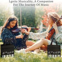 Oxford Cloth Tote Bag, Piano Keyboard Design - Waterproof, Large Capacity, Fashionable, Reusable Music Tote Bag, Suitable For Travel, Shopping, School, Commuting And Holiday Gifts, Back To School Gifts, Music Educators, Students And Enthusiasts' Excellent Gift, Music Accessories, Music Gifts - Multicolor - View 6