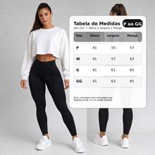 Women's Cropped Sweatshirt - Premium Comfort, Casual Fitness Style For The Gym And Everyday Wear - màu đen - Xem 2