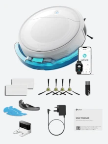 LEFANT M310 Super Robot Vacuum Cleaner, 6000Pa Super Suction, 3.1" Ultra-Thin Body, 170 Mins Runtime, 3D Navigation, APP Control, Easy Cleaning Of Pet Hair And Carpets - EU C Type Plug(220-240V) - View 13