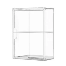 1PC Acrylic Display Case Clear Display Box Dustproof Box Collectibles Model Three Style Available - B: 1 Layer Of Partition - View 1