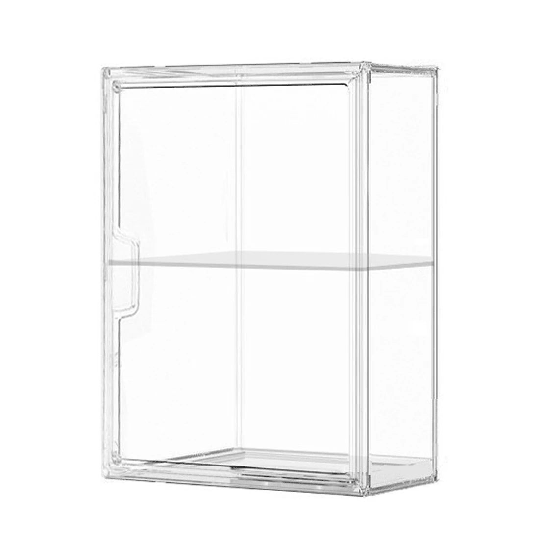 1PC Acrylic Display Case Clear Display Box Dustproof Box Collectibles Model Three Style Available - B: 1 Layer Of Partition - View 1