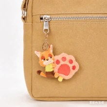Miniso Disney Zootopia Hugging Series Pendant, Judy Hopps And Nick Wilde Plush Keychain, Cute Rabbit And Fox Plush Backpack Charm Pendant - Multicolor - View 5