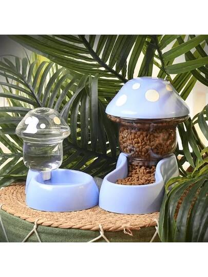 Automatic Dual Pet Bowls, Cat Dog Water Bowl, Rabbit Food Bowl, Anti-Spill Pet Bowls