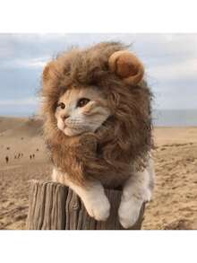 Pet Cat Dog Lion Wig Headpiece Rabbit Ear Funny Headband Costume Accessories For Halloween Dress Up - Multicolor - View 14