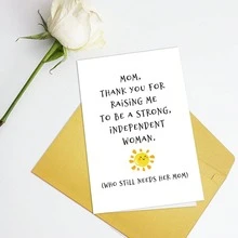 O felicitare distractivă de Ziua Mamei cu plic, design umoristic pe hârtie de înaltă calitate, cadou perfect pentru mamă, sărbătorind Ziua Mamei, cadou de Ziua Mamei, design în formă de inimă, felicitare de înaltă calitate, cadou de Ziua Mamei pentru mamă - Seturi - Vizualizare 9