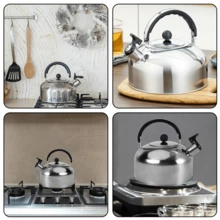 Lislark 3L Stainless Steel Tea Kettle - Large Capacity, Whistling Pot For Induction & Gas Stoves, Perfect For Home And Restaurant Use - Silver - View 3