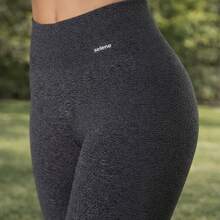 SELENE Basic Fitness Leggings Selene Seamless 20985 - 石墨灰 - 查看 2