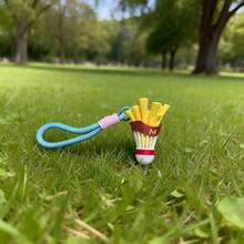 3D打印薯条和羽毛球背包挂件，ins风包包挂饰，麦当劳礼物，节日，新年礼物 - 彩色 - 查看 8