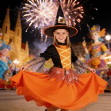 Disfraz de cosplay de carnaval, ropa de cosplay, atuendos, accesorios de baile de carnaval, vestido elegante adecuado para carnavales, Halloween, actuaciones, cosplay, cumpleaños y varias fiestas - SG - Ver 4