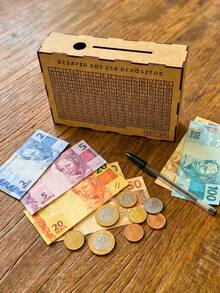 Woodbox MDF  Challenge: 5,000, 10,000, Or 250 Deposits - Money Goals - 5 MIL - Ver 5