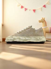 2026新款低帮休闲运动鞋、滑板鞋、复古风、时尚百搭、男女皆宜 - 卡其色 - 查看 4