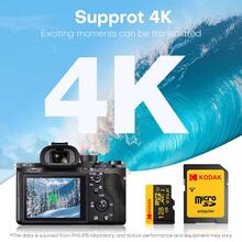 Kodak 16GB 32GB 64GB 128GB 256GB MicroSD Card, Class 10 Micro SD Card, 4K, With SD Adapter And Card Reader For Computer - Black - View 6
