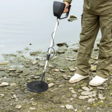 1pc Professional Deep Penetration Metal Detector, Black Waterproof Underground Treasure Seeker With LCD Display, Adjustable For Beach, Yard & Underwater Use, High Sensitivity Detector With Shovel Kit For Gold, Coins & Relic Hunting - 黑色 - 查看 11