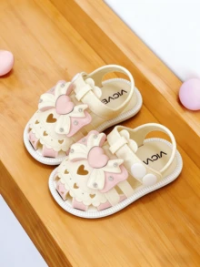 Toddler Girls' Summer Soft Bottom Breathable Sandals, Infant & Baby Walking Shoes - White - View 2