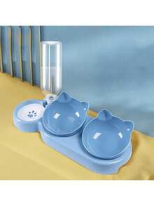 Automatic Dual Pet Bowls, Cat Dog Water Bowl, Rabbit Food Bowl, Anti-Spill Pet Bowls - 500ml - View 17