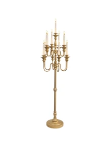 51 Inch Tall Gold Wedding Candelabra Large Candle Holder For Party Events & Home Decor - 金的 - 查看 1