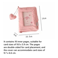 1pc Butterfly Loose-Leaf Photo Album M5 Mini Instant Camera 3-Inch Photo Storage Album, Idol Card Holder - Bow Photo Album - View 9