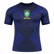 NEW BRAZIL TEAM SHIRT DARK BLUE WORLD CUP 26/27 VERSION FOOTBALL JERSEY - 1. BRAZIL XANH ĐẬM - Xem 1