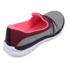 Women's Orthopedic Sneakers, Easy-To-Wear Slip-On, No Laces + Gel Insole - Xám - Xem 4