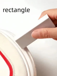 1pc/2pcs Suede Rubber Eraser, Used For Cleaning Shoes, Removing Worn Marks On Painted Or Mesh Sneakers, Dry Cleaning, Decontamination, Polishing, Suitable For Suede, Nubuck, Velvet, Sneakers, Leather Shoes And Other Materials,Shoe,Spring Summer Picks,Brides Maid Gifts,Room,Bedroom Decor,Beach,Travel,For Men,For Women,Vacation,Cute Stuff,Mother's Day Gift,Bedroom Decor,Garden,Kitchen Decor,Summer,Beach,Travel Essentials,Room Decor,Squishy,Graduation - White - View 9