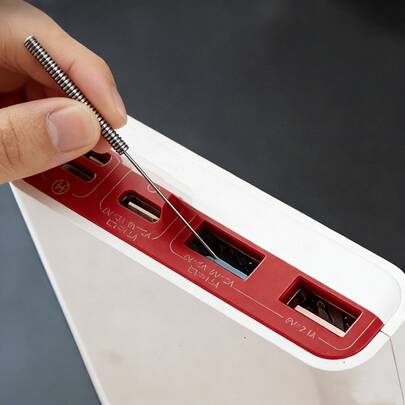 1pcCleaning Nozzle Tool Set - Windshield Wiper, Shower Head Needle Tube Unclogging Brush, Gas Stove Vent, Precise Cleaning Tool, Longlasting Material, Sturdy Construction, Faucet Hole Cleaning Brush, Small Hole Cleaning Brush [Festival Gift For Wife And Mother] Style Color Is Randomly Sent