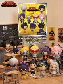 Crunchyroll Official Blind Bag Keychain (1pc) - 3D Foam Blind Box Figure Pendant Zipper Pull Keychain Backpack Accessory Collectible Gift - Toothless, Hiccup, , Stormfly, Meatlug, Hookfang, Snotlout, Barf And Belch - Multicolor - View 1