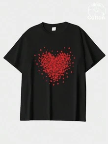 Plus Size T-Shirts - Black - View 2