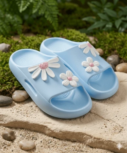 Chinelo Nuvem Flor Original | Super Macio, Confortável e Antiderrapante
