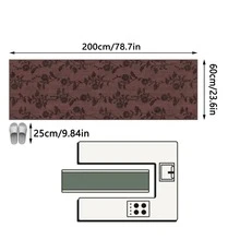 1pc Floor Mat/Rug (Rug, Carpet, Area Rug, Bath Mat, Bath Rug, Door Mat, Runners, Runner Rug), European Vintage - Aesthetic Floral Stripe Plant Elements - Hallway Runner Carpet, Bathroom, Kitchen, Entrance, Doorway, Corridor, Bedside, Living Room, Bedroom Etc.) + All Season Soft Washable Rug, Home Decor - Multicolor - View 17