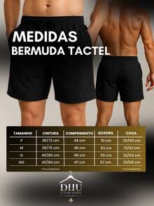 Kit Of 3 Men's Gym Shorts For Running And Training With Pockets - Tactel Fabric + Watch - BEIGE/ĐEN/BEIGE - Xem 9