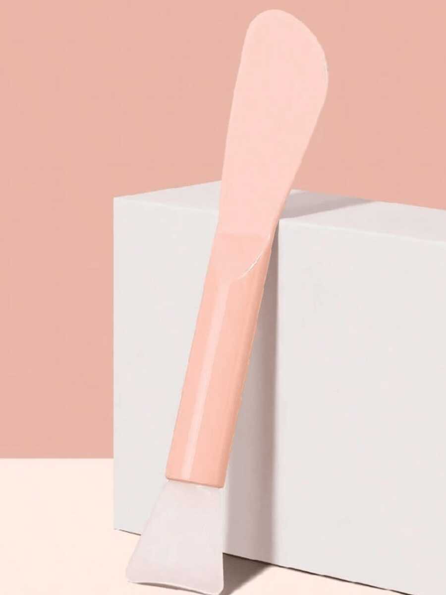 5pcs - Silicone Face Mask Brush With Scraper, 2-In-1 DIY Mud Mask Mixing Beauty Tools - Multicolor - View 1