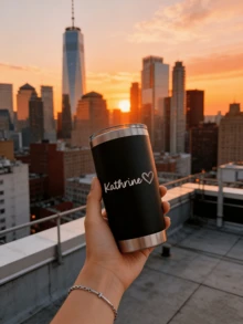 1pc Personalized Valentine's Day Travel Bottle, Custom Text For Sweet And Practical Gifts - Multicolor - View 4